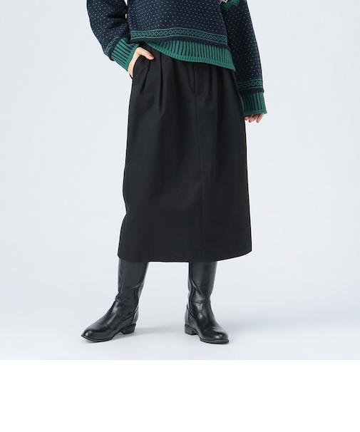 タック コクーン スカート