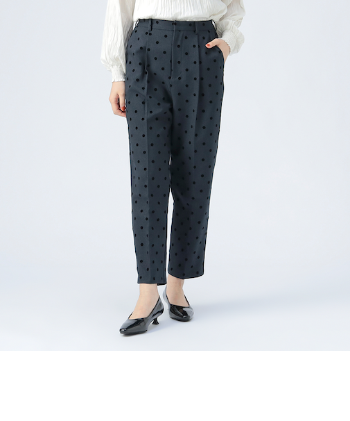 フロッキー ドット パンツ