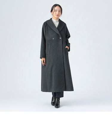 ショールカラー コート