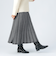 ジャカード フレア ロングスカート