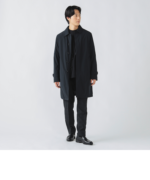 強撥水 ステンカラーコート