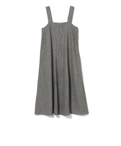 フレア ツイード ジャンパースカート