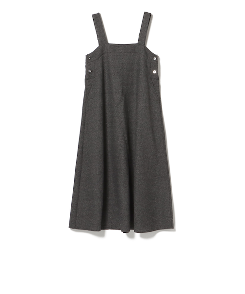 フレア ツイード ジャンパースカート