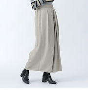 ワイド タック カルゼ イージーパンツ