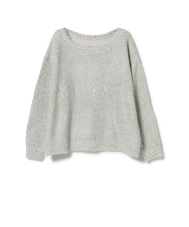 オーロラ ビッグニット プルオーバー