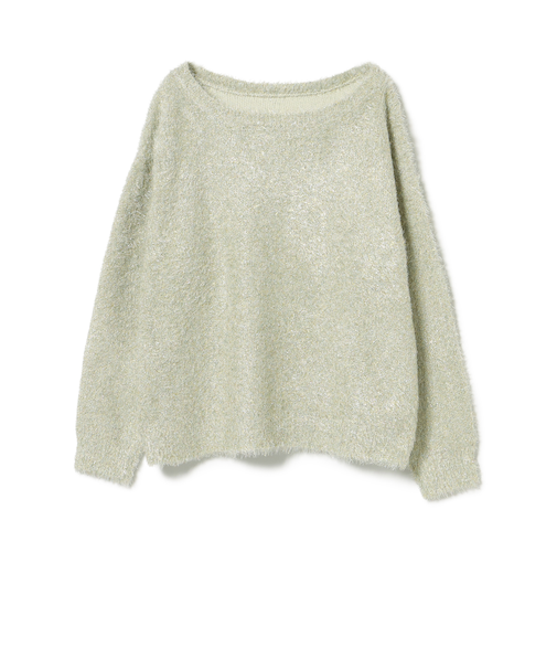 オーロラ ビッグニット プルオーバー