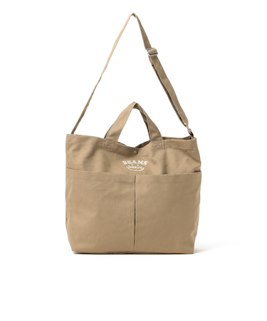 スマイル 刺繍 ロゴ バッグ