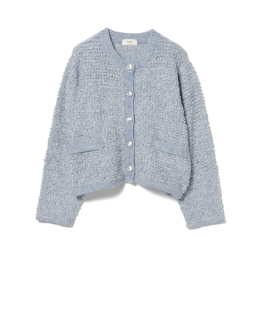 ループ編み カーディガン