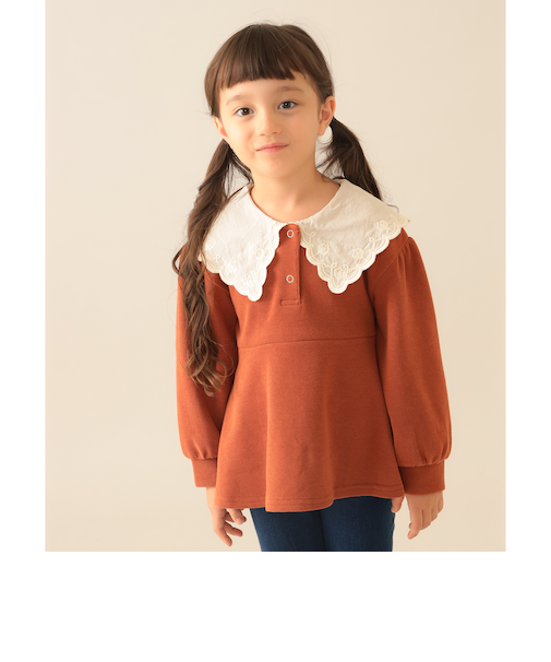 刺繍 ビッグ カラー プルオーバー 2025FW（90～140cm）