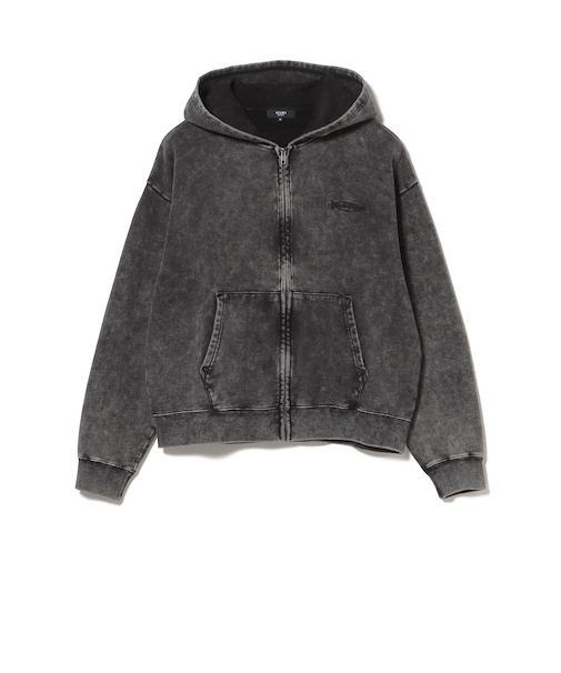 フェード エンブレム ジップ パーカー