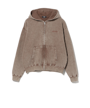 フェード エンブレム ジップ パーカー