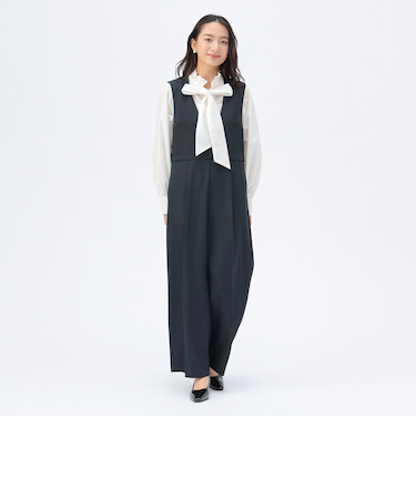 Vネック コンビネゾン