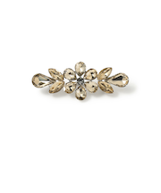 フラワー ビジュー ブローチ