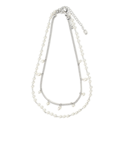 フェイクパール 2連 ネックレス