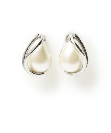 ドロップ フェイク パール イヤリング