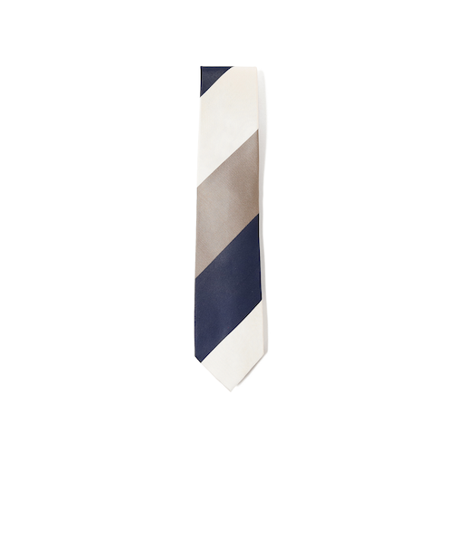 シルク ストライプネクタイ2