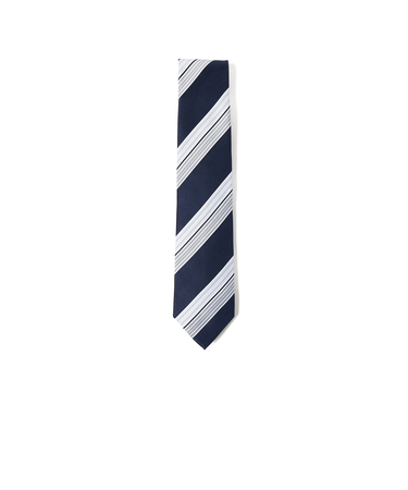 シルク ストライプネクタイ2