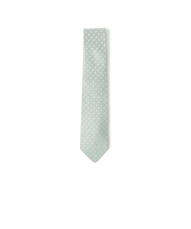 シルク 小紋柄 ネクタイ1
