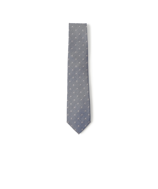 シルク 小紋柄 ネクタイ1