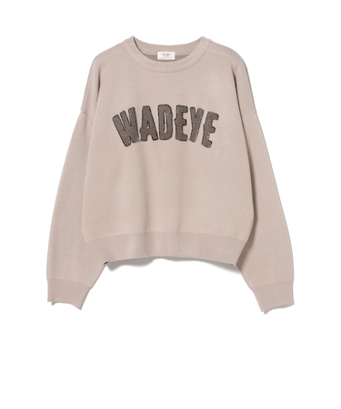 WADEYE ロゴ ニットプルオーバー
