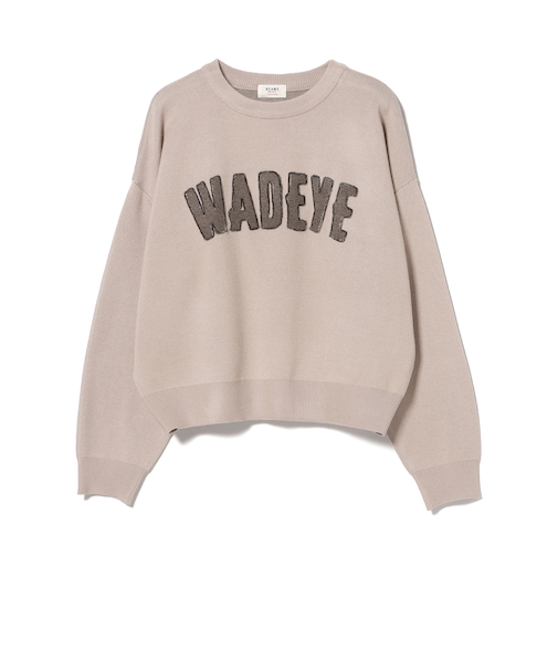 WADEYE ロゴ ニットプルオーバー