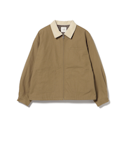 襟 コーデュロイ 中綿 ダック ブルゾン