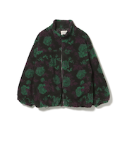 柄 ボア ブルゾン