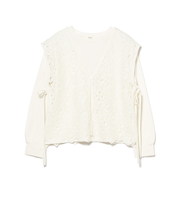 レースベスト セットプルオーバー（セットアイテム）