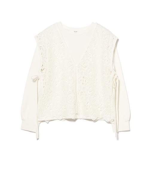 レースベスト セットプルオーバー（セットアイテム）