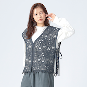 レースベスト セットプルオーバー（セットアイテム）