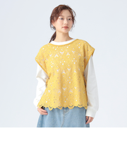 レースベスト セットプルオーバー（セットアイテム）