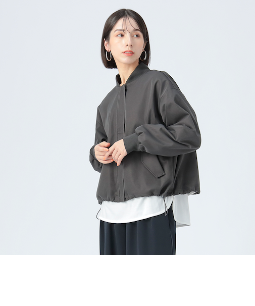 後ろ ボリューム MA-1 ブルゾン