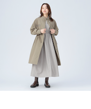 撥水 ナイロン モッズ コート