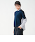 衿付 異素材プルオーバー