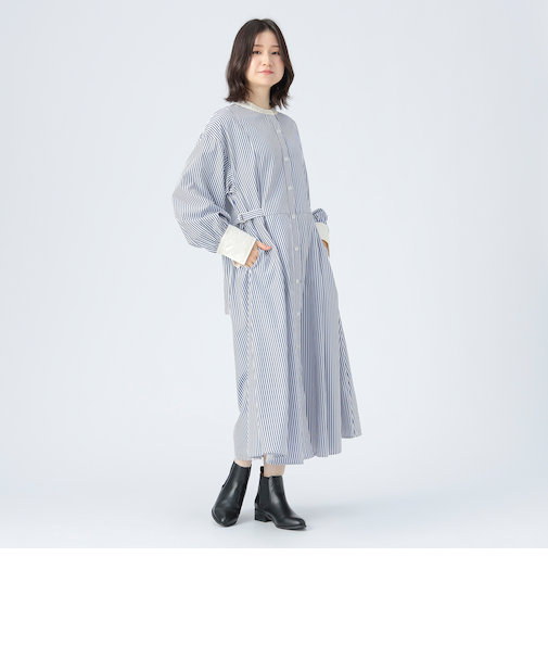 クレリック ベルト シャツワンピース