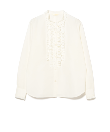 チビフリルネック ブラウス