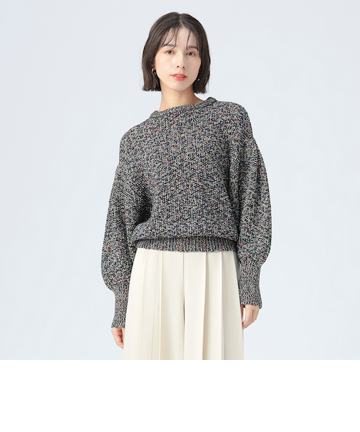 カラフル糸 ニット