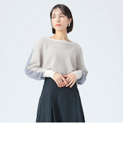 ドルマン 配色 プルオーバー