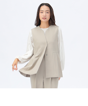 キーネック タック ベスト（セットアップ対応）