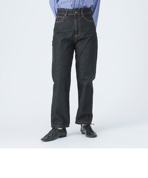 デニム テーパードパンツ