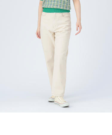 デニム テーパードパンツ