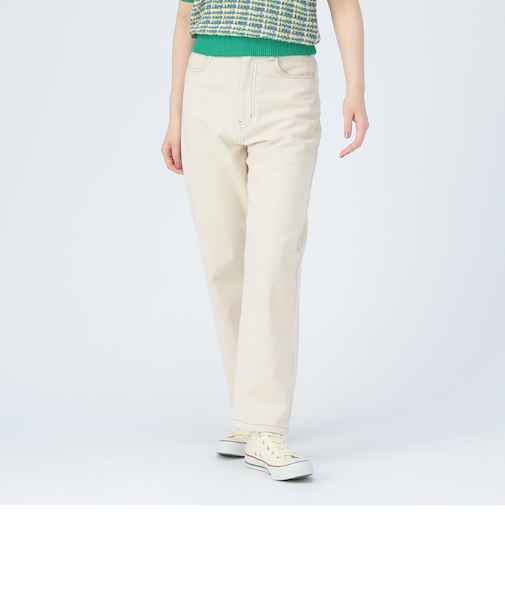 デニム テーパードパンツ