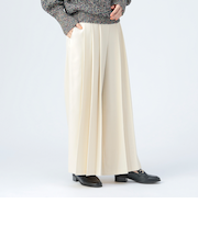 プリーツ デザイン パンツ