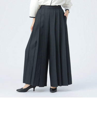 プリーツ デザイン パンツ
