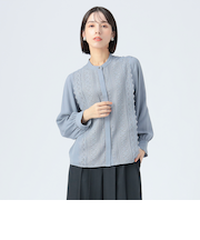 フロントレース ブラウス