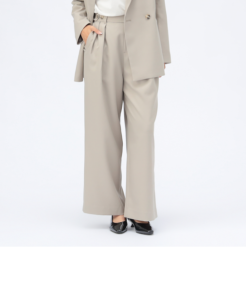 アジャスト ワイドパンツ(セットアップ対応)