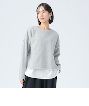 ブランケット刺繍 プルオーバー