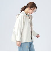 ポンチョ風 ブルゾン