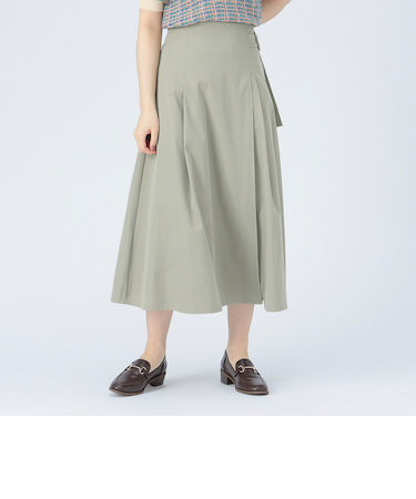 アシンメトリー ラップ スカート