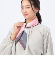 柄 プリント スカーフ